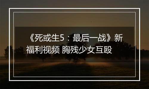《死或生5：最后一战》新福利视频 胸残少女互殴