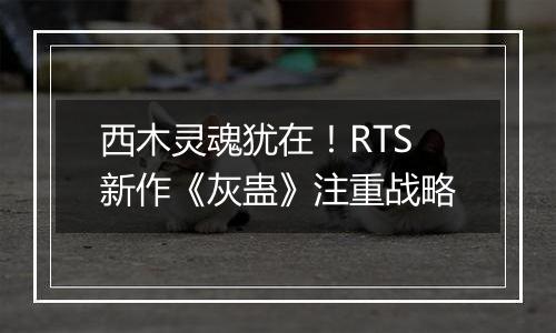 西木灵魂犹在！RTS新作《灰蛊》注重战略