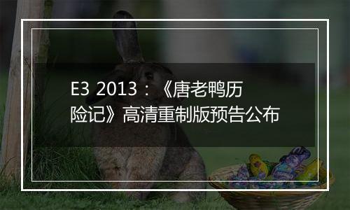 E3 2013：《唐老鸭历险记》高清重制版预告公布