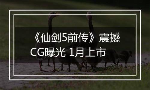 《仙剑5前传》震撼CG曝光 1月上市