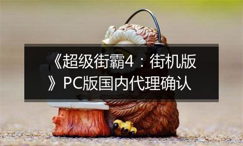 《超级街霸4：街机版》PC版国内代理确认