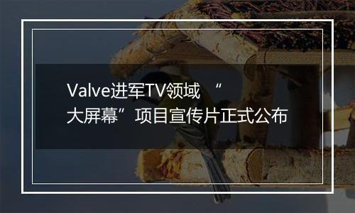 Valve进军TV领域 “大屏幕”项目宣传片正式公布