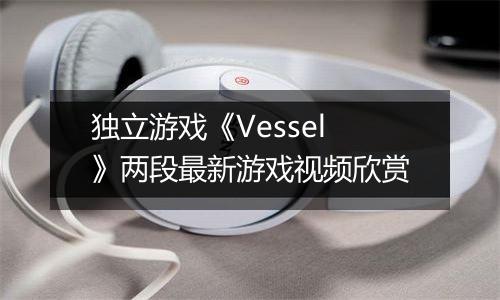 独立游戏《Vessel》两段最新游戏视频欣赏