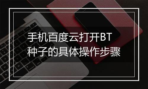 手机百度云打开BT种子的具体操作步骤