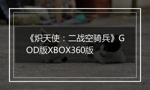 《炽天使：二战空骑兵》GOD版XBOX360版