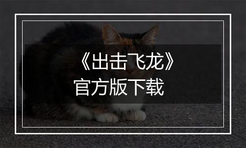 《出击飞龙》官方版下载