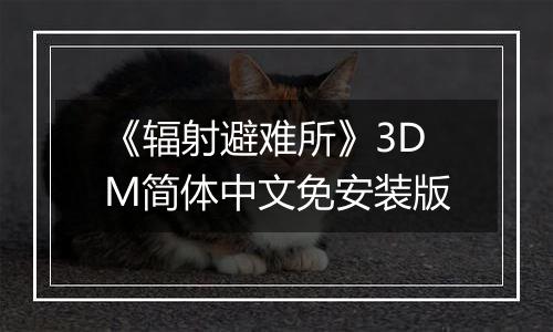 《辐射避难所》3DM简体中文免安装版