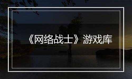 《网络战士》游戏库