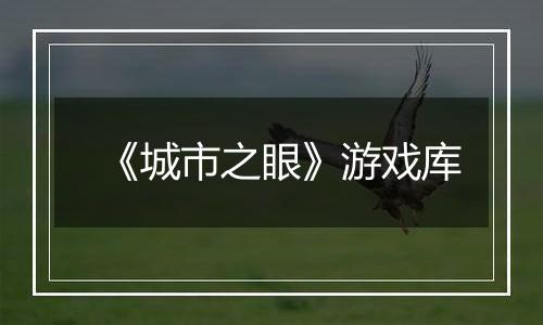 《城市之眼》游戏库