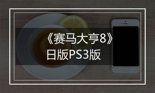 《赛马大亨8》 日版PS3版