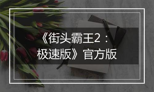《街头霸王2：极速版》官方版