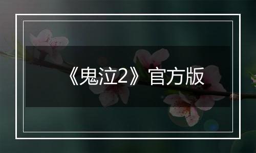 《鬼泣2》官方版