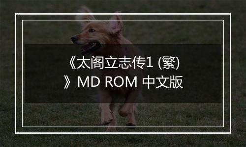 《太阁立志传1 (繁) 》MD ROM 中文版