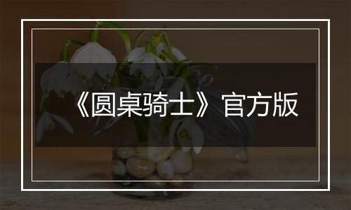 《圆桌骑士》官方版