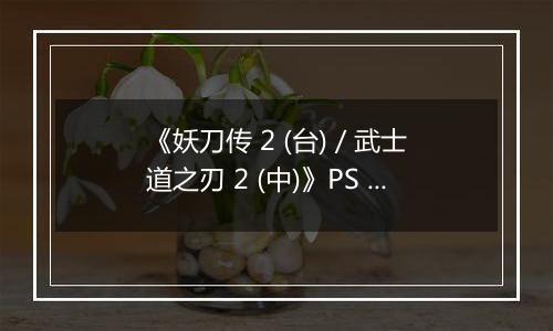 《妖刀传 2 (台) / 武士道之刃 2 (中)》PS ISO