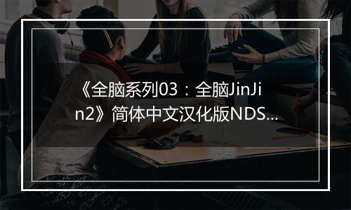 《全脑系列03：全脑JinJin2》简体中文汉化版NDS版